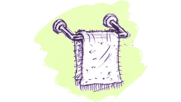 Illustration of Amarildo - towel