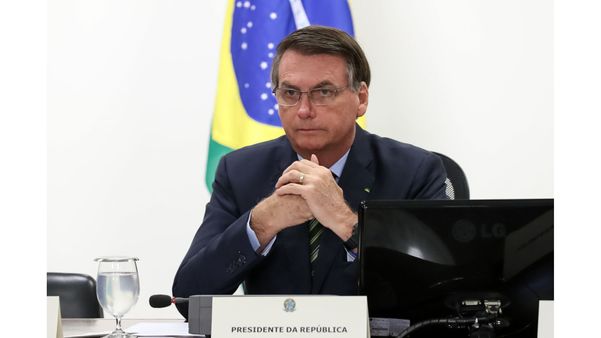 Presidente da República Jair Bolsonaro participa de videoconferência sobre o combate ao coronavírus com governadores do Sudeste