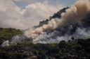 Incêndio no Parque Florestal Fradinhos, em Vitória(Vitor Jubini)