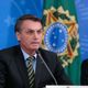 Presidente Jair Bolsonaro em anúncio de pacote de crédito para ajudar empresas a pagar a folha