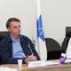 22/03/2020 - Brasília - Ministro de Estado da Saúde, Luiz Henrique Mandetta participando de videoconferência com a Frente Nacional de Prefeitos - FNP