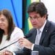 24/03/2020 - Luiz Henrique Mandetta durante videoconferência com governadores do Centro-Oeste