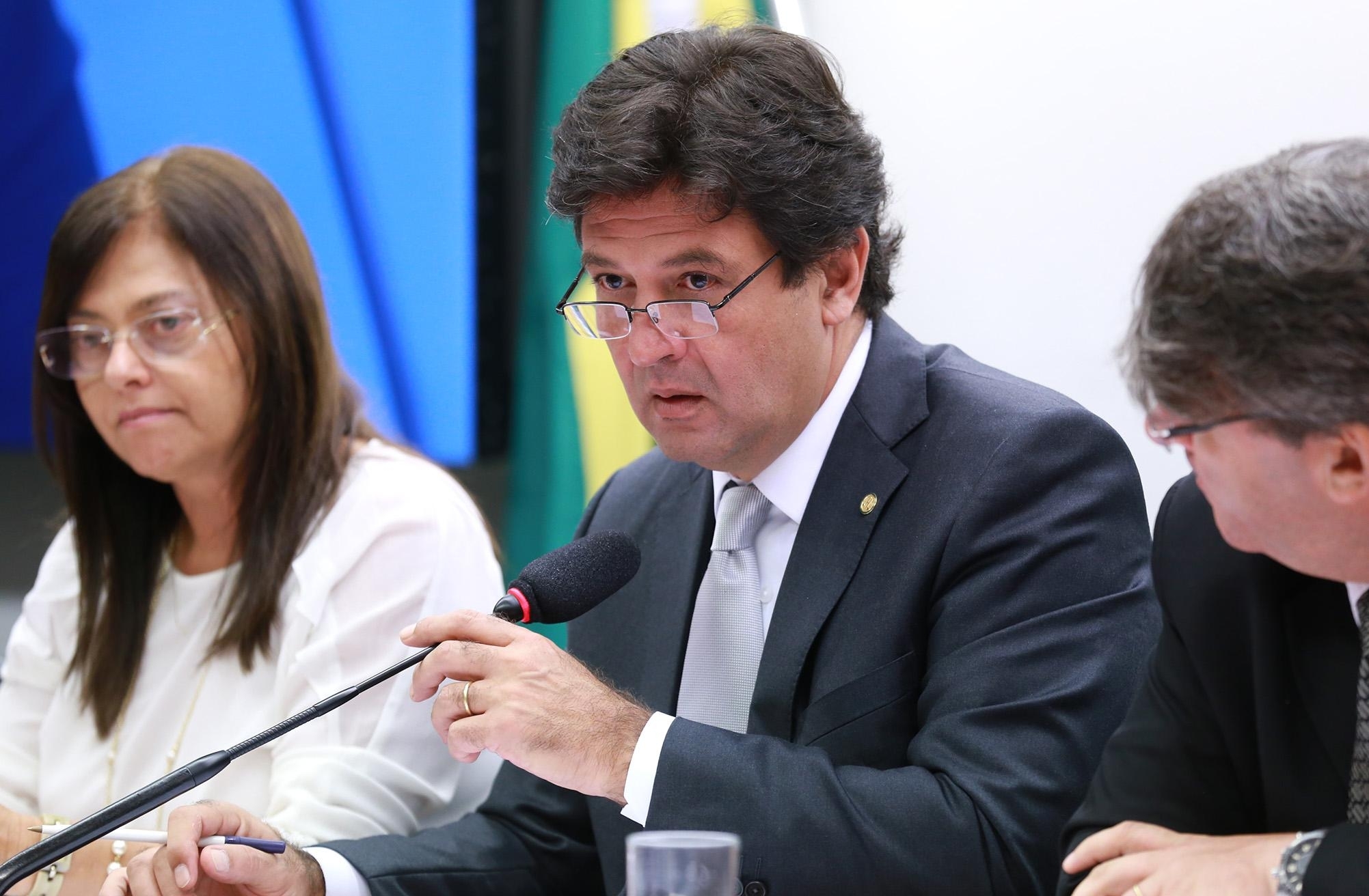 Data: 02/01/2019 - Brasília - DF - O ministro da Saúde, Luiz Henrique Mandetta, durante cerimônia de posse 
