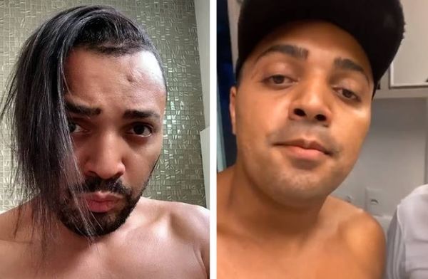O humorista Everson Silva, o Tirullipa, sem barba por Instagram/tirullipa