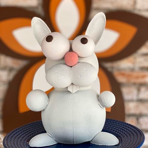 Coelho de chocolate da capixaba Chocolateria Brasil por Divulgação