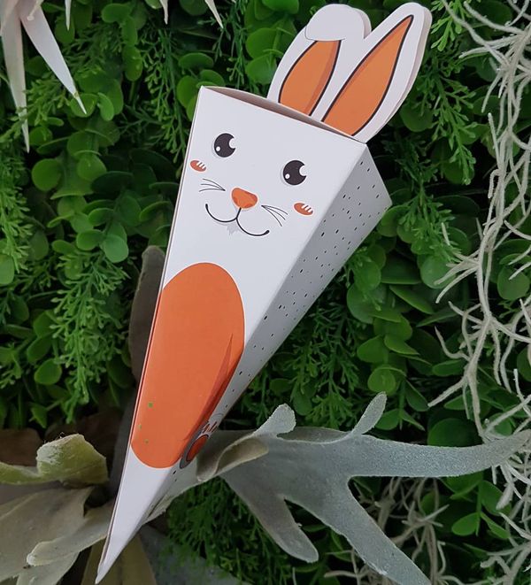 Cones trufados no kit de presentes para a Páscoa da Xuxu Confeitaria por Reprodução/Instagram