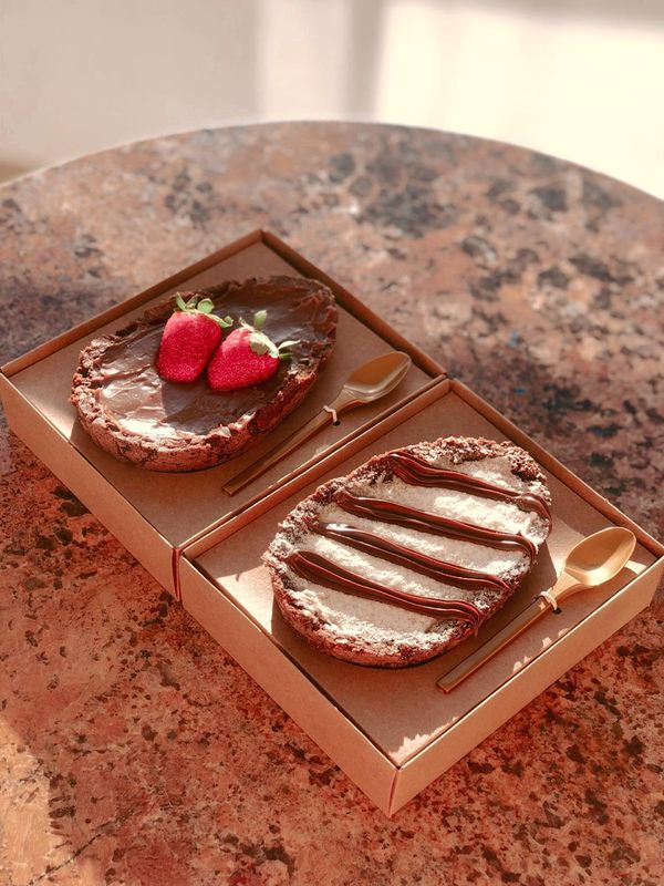 Ovos de chocolate artesanais para presentear na Páscoa da Ovos da Ilha por Divulgação