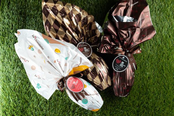 Ovos de Páscoa da Le Chocolatier por Divulgação