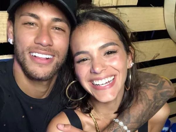 O jogador Neymar e a atriz Bruna Marquezine