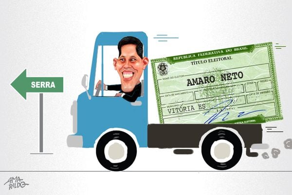 Amaro transferiu seu título eleitoral de Vitória para a Serra. Só poderá votar e ser votado nomunicípio