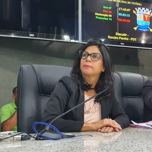 Neuzinha de Oliveira, vereadora de Vitória e pré-candidata a prefeita da capital