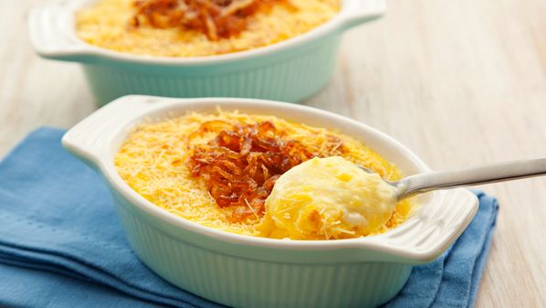 Ótima opção vegetariana para servir como acompanhamento nas refeições, o creme fica pronto em aproximadamente 30 minutos
