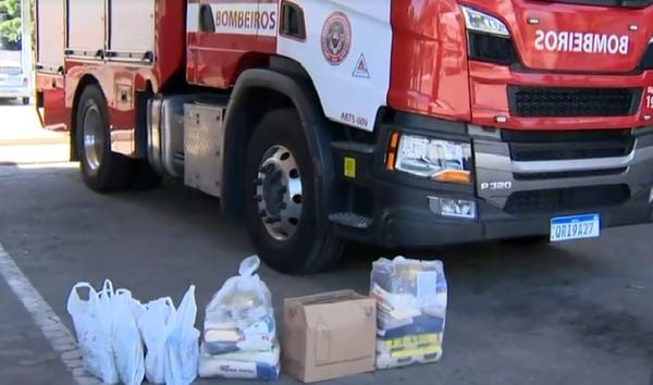 Corpo de Bombeiros começou a receber doações para famílias carantes