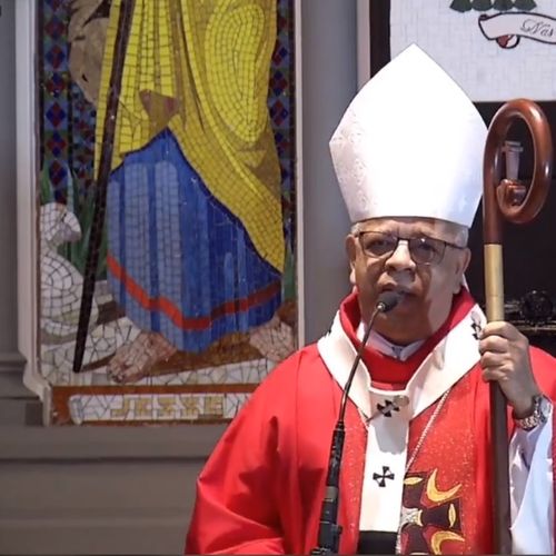 Arcebispo celebrou Missa de Ramos virtual na Catedral de Vitória neste domingo (5) e falou sobre contaminações pela Covid-19 durante homilia