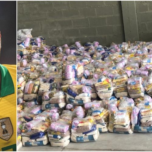 Doação foi feita a famílias de comunidades carentes que estão com ainda mais dificuldades por conta da pandemia do Covid-19
