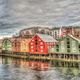 Cidade de Trondheim, na Noruega 