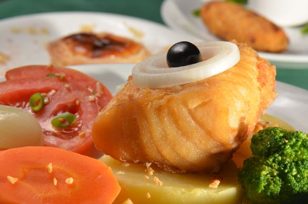 Bacalhau do Chef do restaurante Porto do Bacalhau, em Vitória