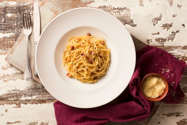 Espaguete à carbonara