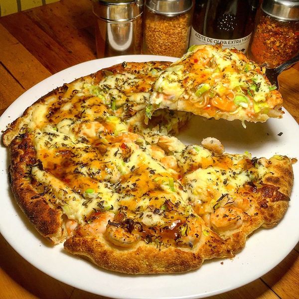 Pizza da Red Elephant, em Vitória