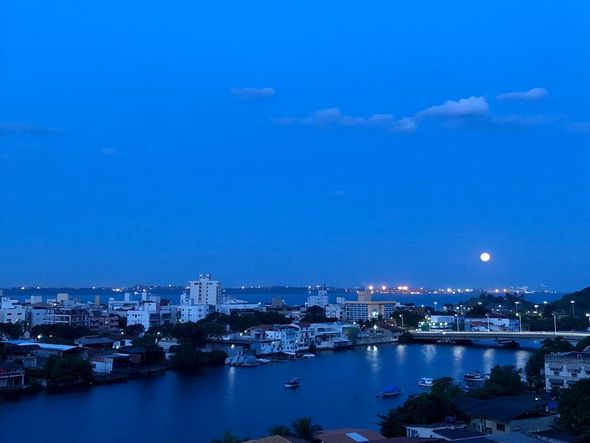 Superlua brilha no céu do ES e encanta capixabas por Renata Rasseli