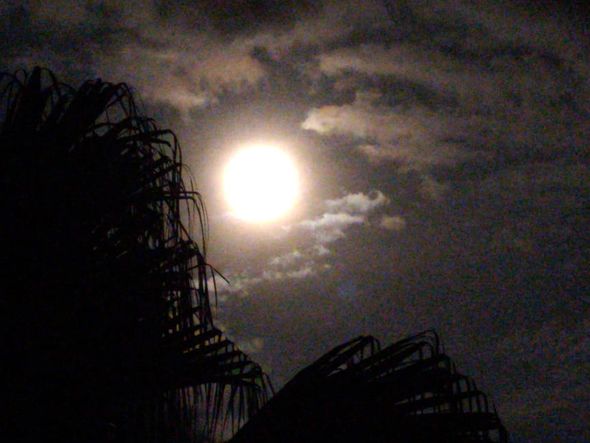 Superlua vista de Santa Maria de Jetibá por Francelina Schulthais