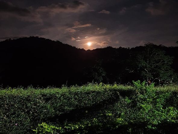 Superlua vista do Córrego Rico, em Ibatiba por Mírian Passos