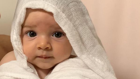 Herica Godoy publicou uma foto de Maria, que completou três meses de vida em março de 2020