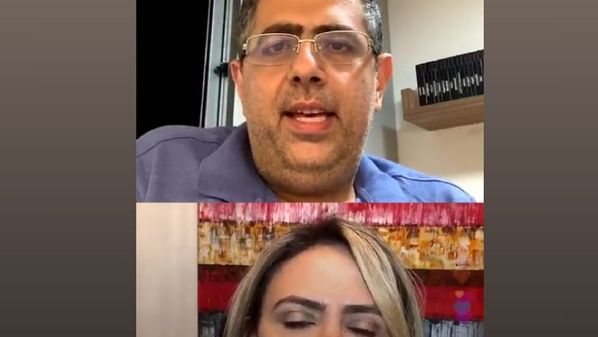 A intensivista Ludhmila Hajjar tem participado, todo domingo, às 19 horas, de lives com o presidente da OAB-ES, José Carlos Rizk Filho