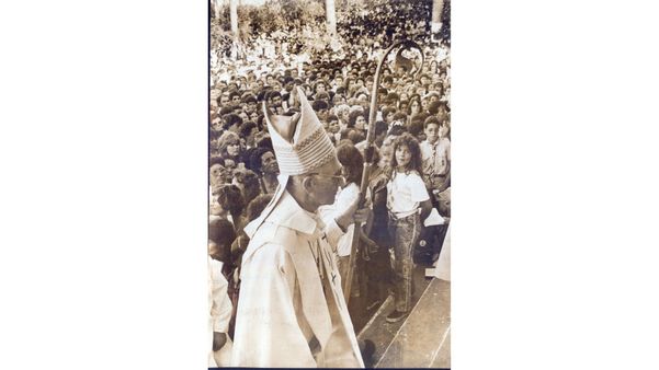 1989 - Missa Campal Festa da Penha - Foto Margô Dalla por Margô Dalla