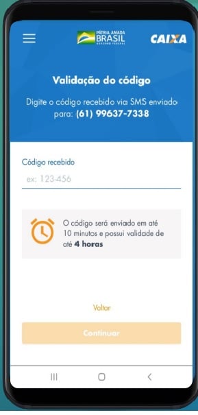 Site e aplicativo para fazer o cadastro e receber o benefício de R$ 600