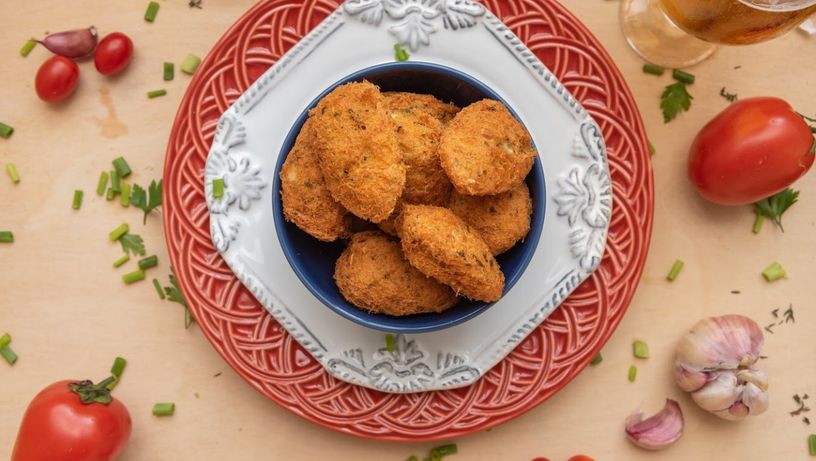 Bolinhos de bacalhau do restaurante Gajo, em Vitória