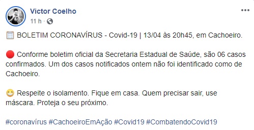 Mais um paciente de coronavírus de Cachoeiro está curado