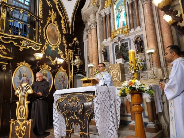 Missa no santuário do Convento: celebrações acontecem nesta quarta às 15 e às 19h30