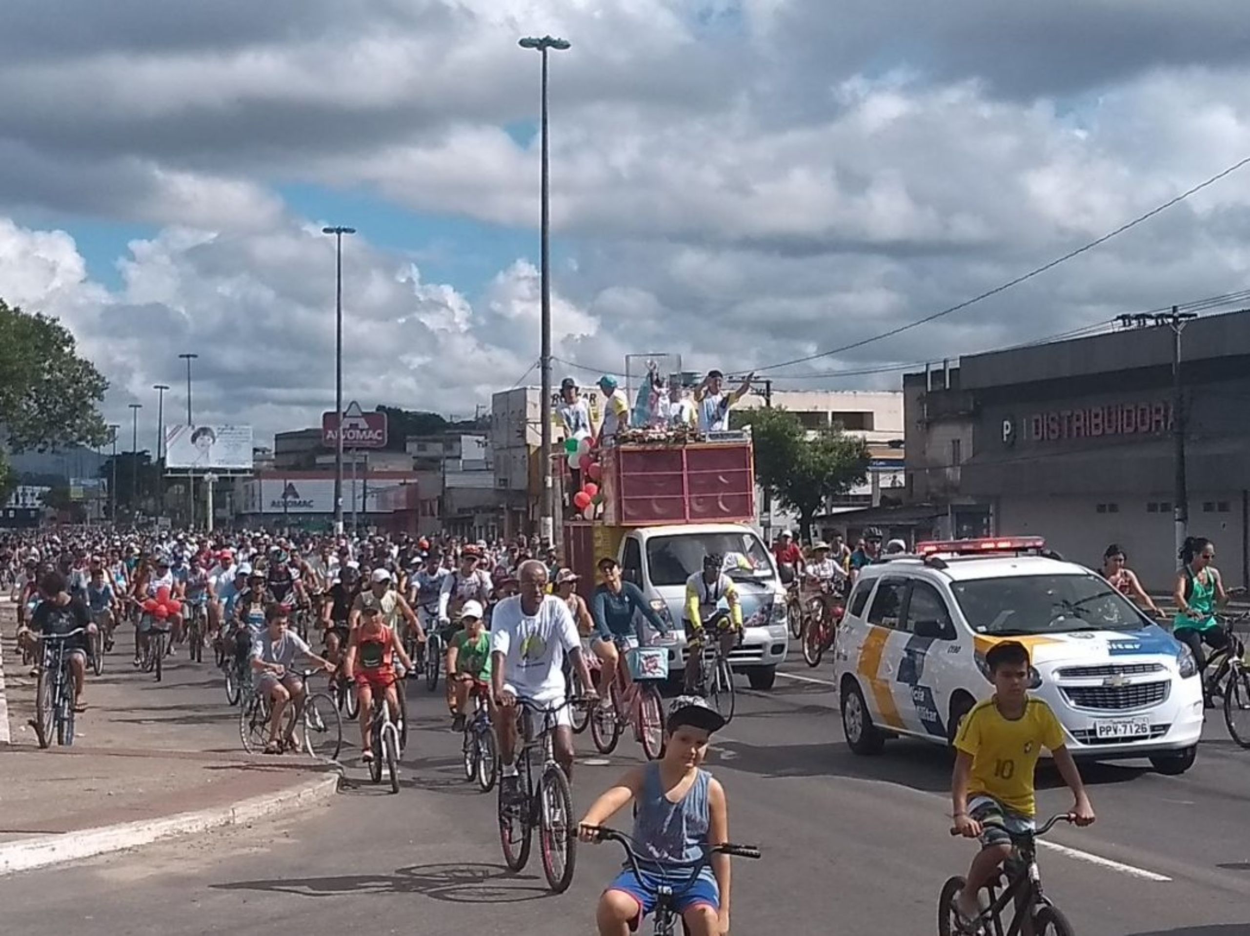2018 - Fiéis participam da Romaria dos Ciclistas no último dia da Festa da Penha 