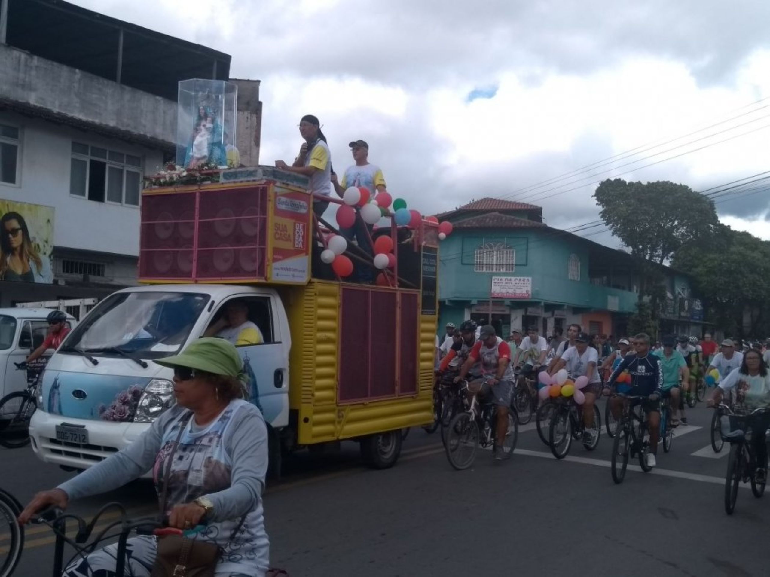 2018 - Fiéis participam da Romaria dos Ciclistas no último dia da Festa da Penha 