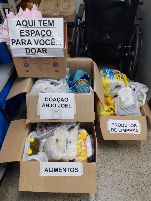 Funcionários da Unidade de Saúde de Santo Antônio se juntaram para ajudar o 