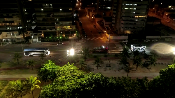 Romaria das Família passando pela orla de Vila Velha por Rede Gazeta