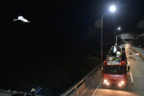 Romaria das Famílias chegando em Vila Velha por Fernando Madeira