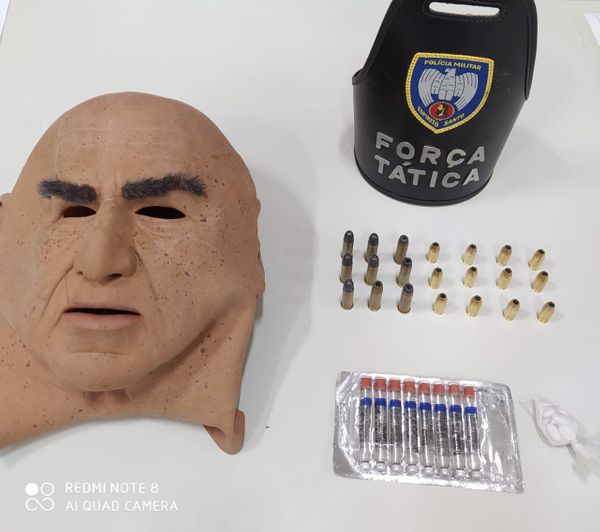 Operação Tiradentes 2020: itens apreendidos pela PM por PMES/Divulgação