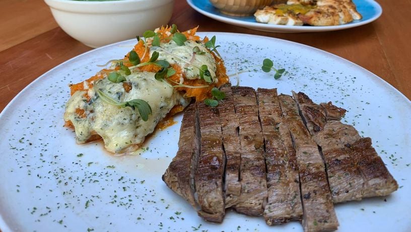 La Creación, prato com fraldinha na brasa do restaurante Don Aguilar, em Vila Velha