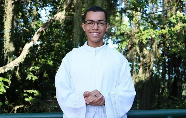 Wilson Rodrigues Nascimento, 20 anos, seminirista da  Diocese de São Mateus