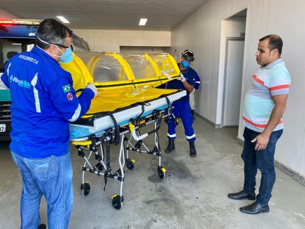 Pacientes de Marataízes com suspeita de Covid-19 serão transportados em cápsula de isolamento