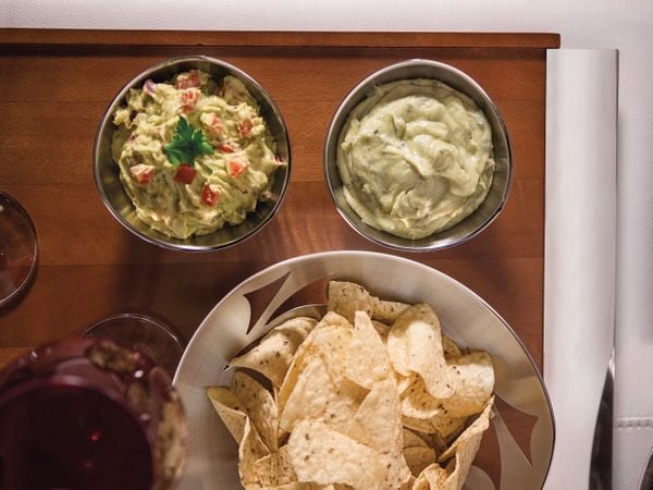 Guacamole e sour cream