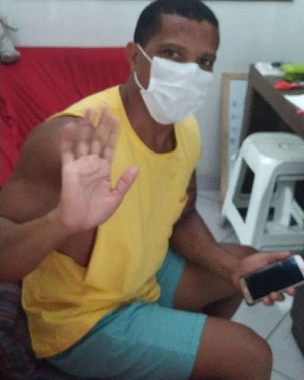 Técnico em enfermagem Gilmax Santos Araujo, 37 anos, curado de coronavírus