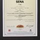 Registro de Entrada de Imigrante de Luigi Senna, bisavô do piloto Ayrton Senna