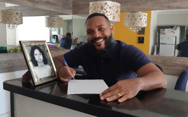 Thiago Dantas, empresário e sócio de barbearia, fez uma carta para a mãe 