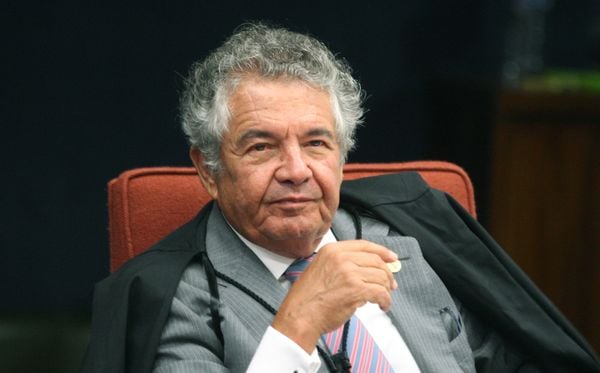 Ministro Marco Aurélio durante sessão da 1ª turma do STF