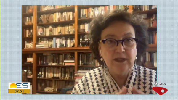 A médica e pesquisadora da Fiocruz, Margareth Dalcomo, em entrevista à TV Gazeta