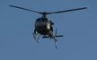 Helicóptero do Notaer durante patrulhamento no Morro do Macaco(Clarice Umar)
