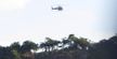 Helicóptero do Notaer durante patrulhamento no Morro do Macaco(Clarice Umar)